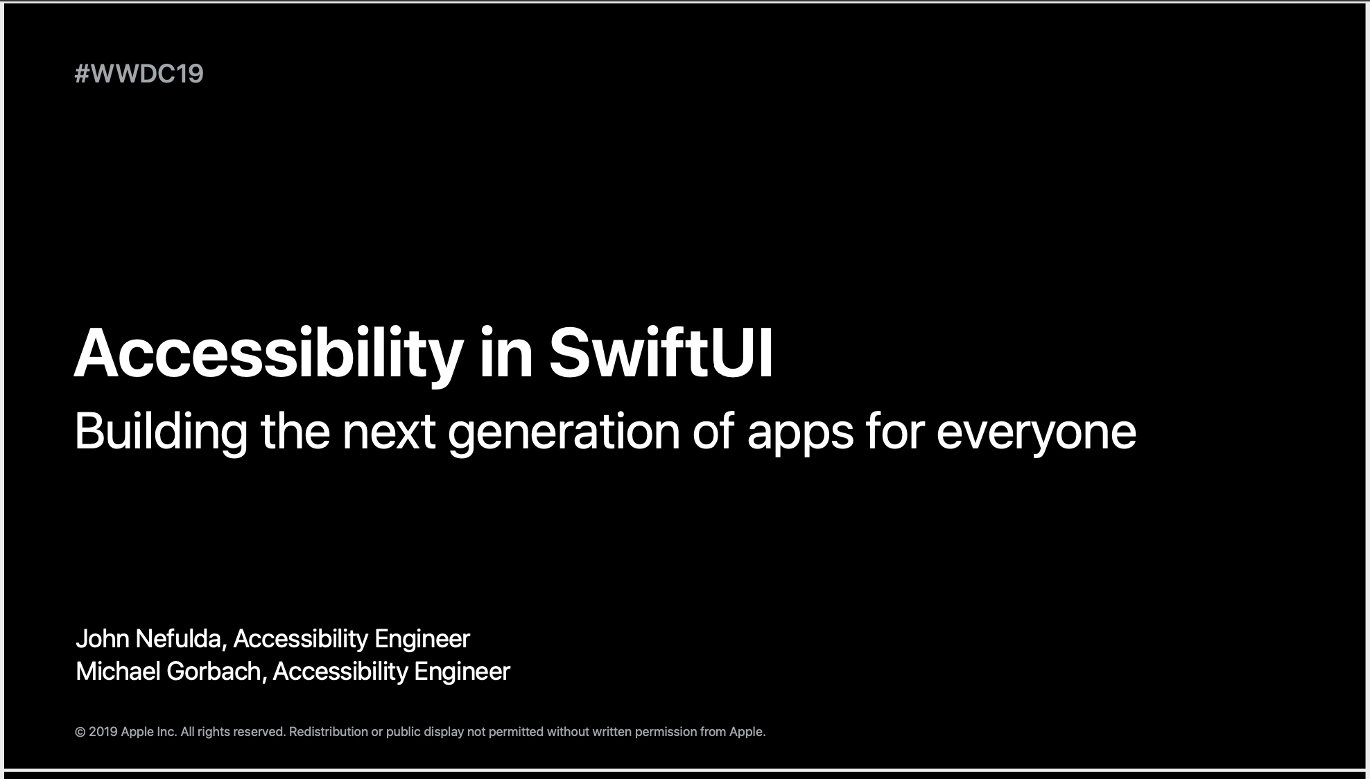Accessibility in SwiftUIまとめ
