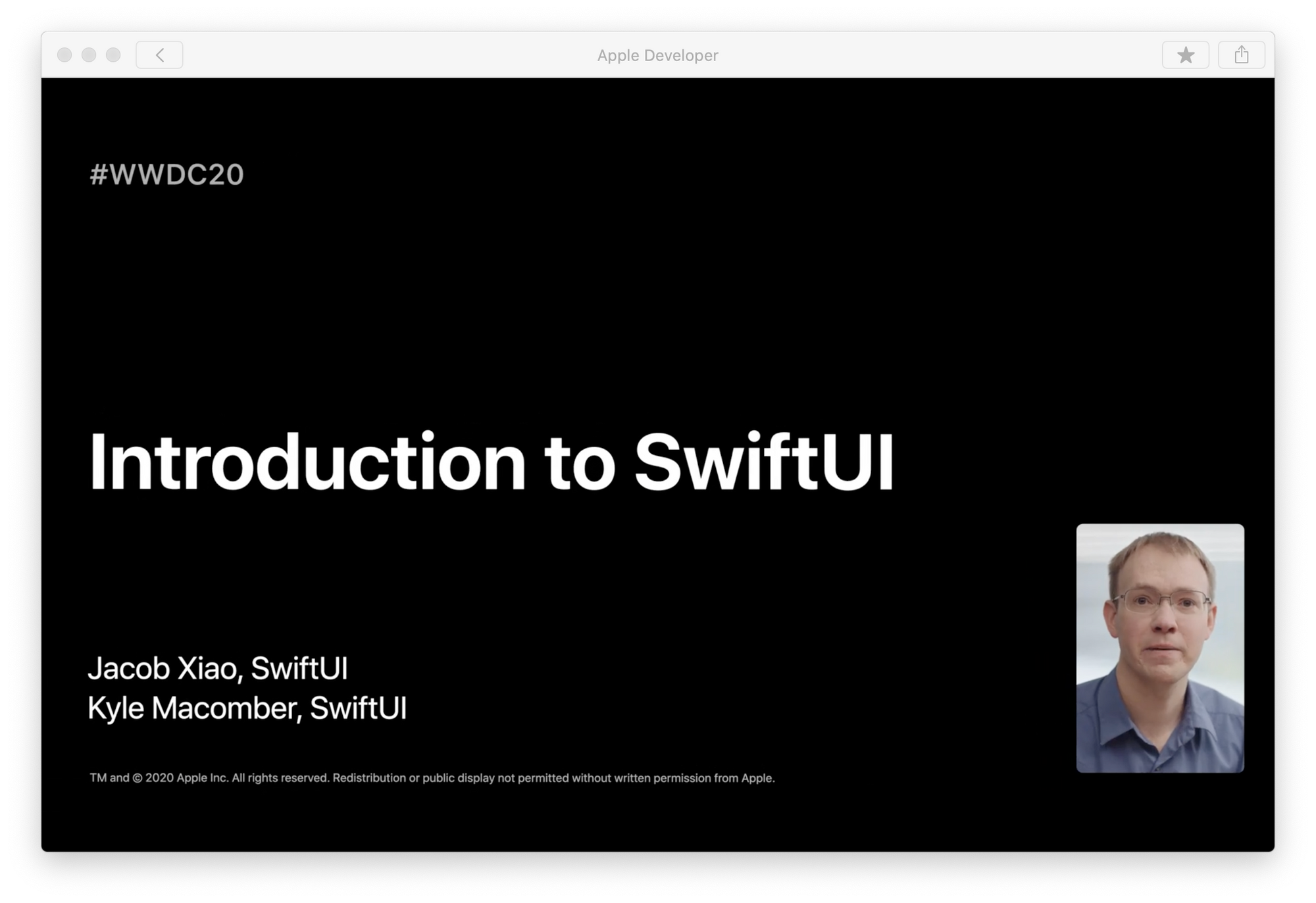 【WWDC20】Introduction to SwiftUI の雑メモ