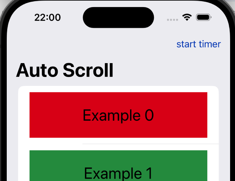 [SwiftUI] 自動でスクロール