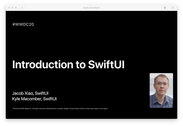 【WWDC20】Introduction to SwiftUI の雑メモ
